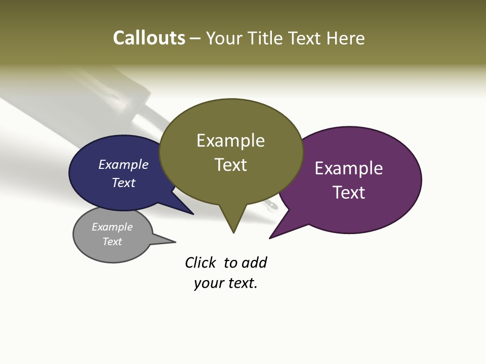 Study Communicate Signature PowerPoint Template