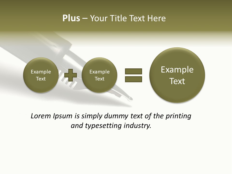 Study Communicate Signature PowerPoint Template