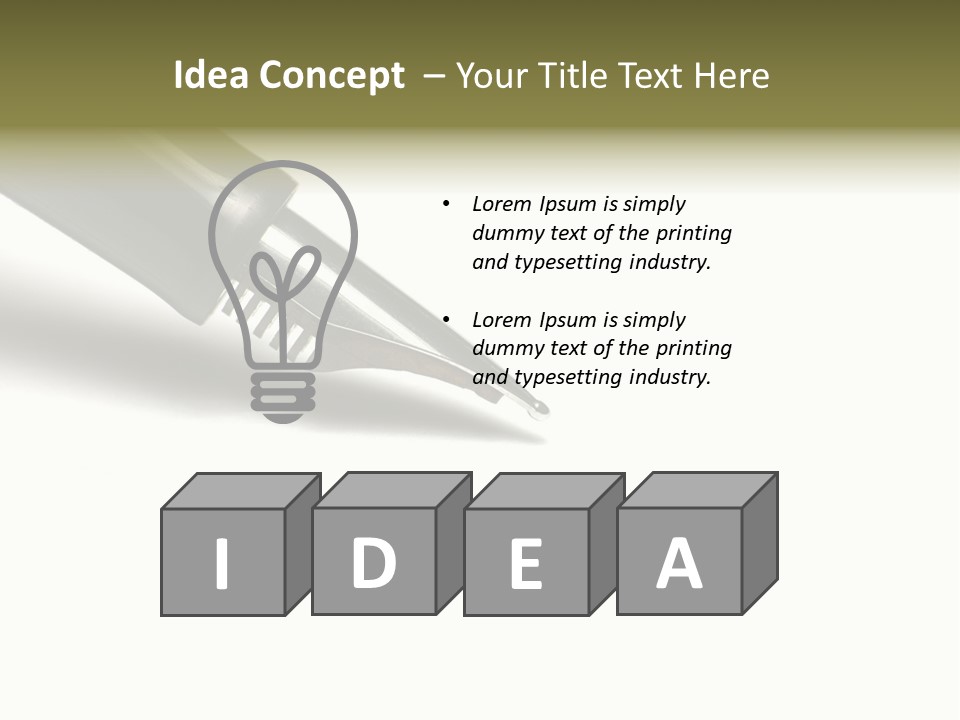 Study Communicate Signature PowerPoint Template