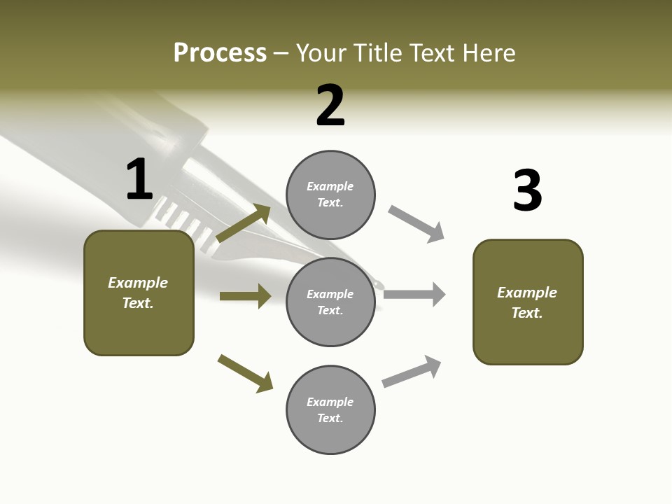 Study Communicate Signature PowerPoint Template