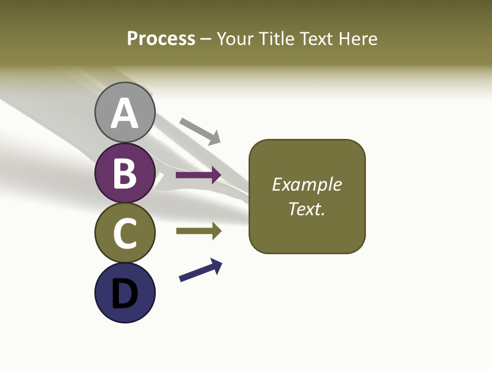 Study Communicate Signature PowerPoint Template