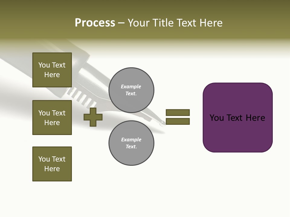 Study Communicate Signature PowerPoint Template