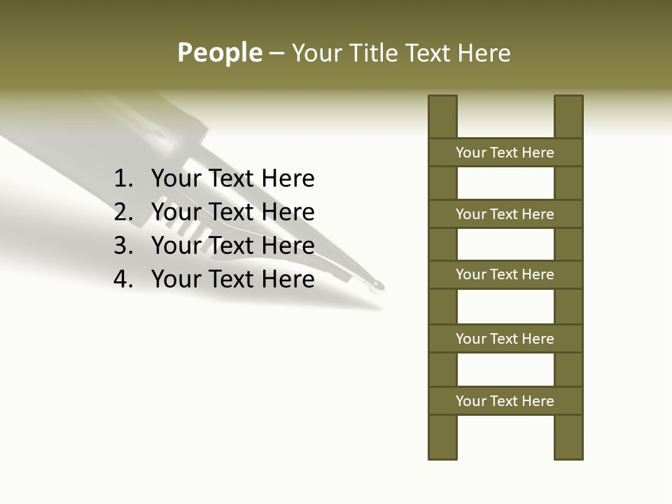 Study Communicate Signature PowerPoint Template