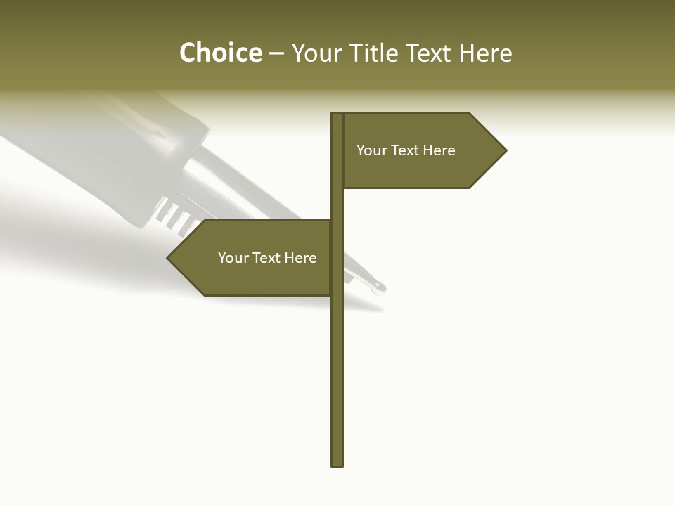 Study Communicate Signature PowerPoint Template