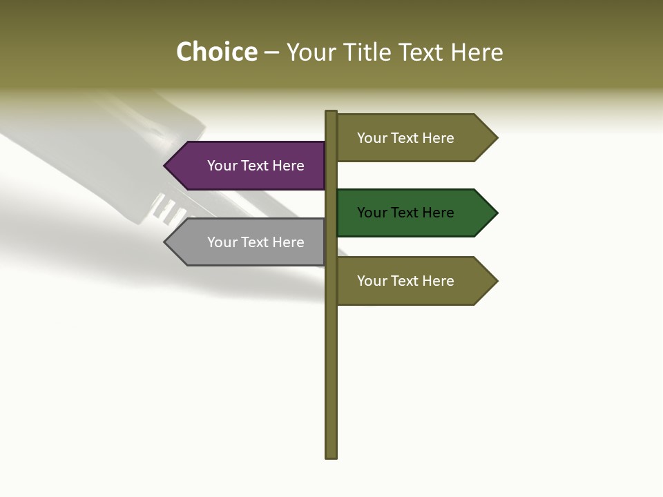 Study Communicate Signature PowerPoint Template