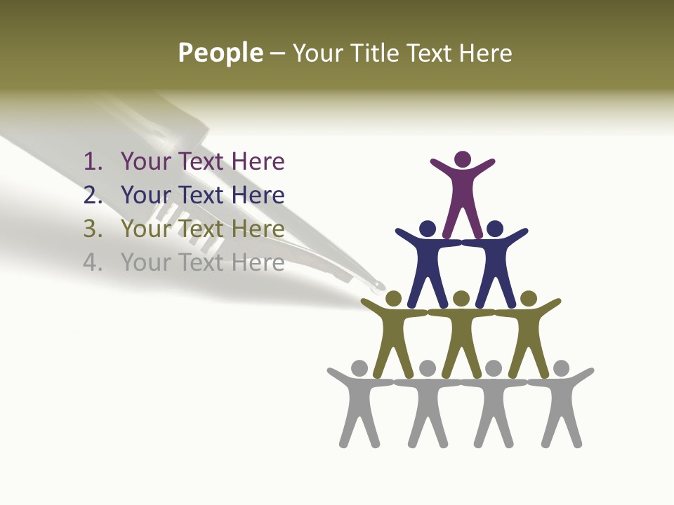 Study Communicate Signature PowerPoint Template