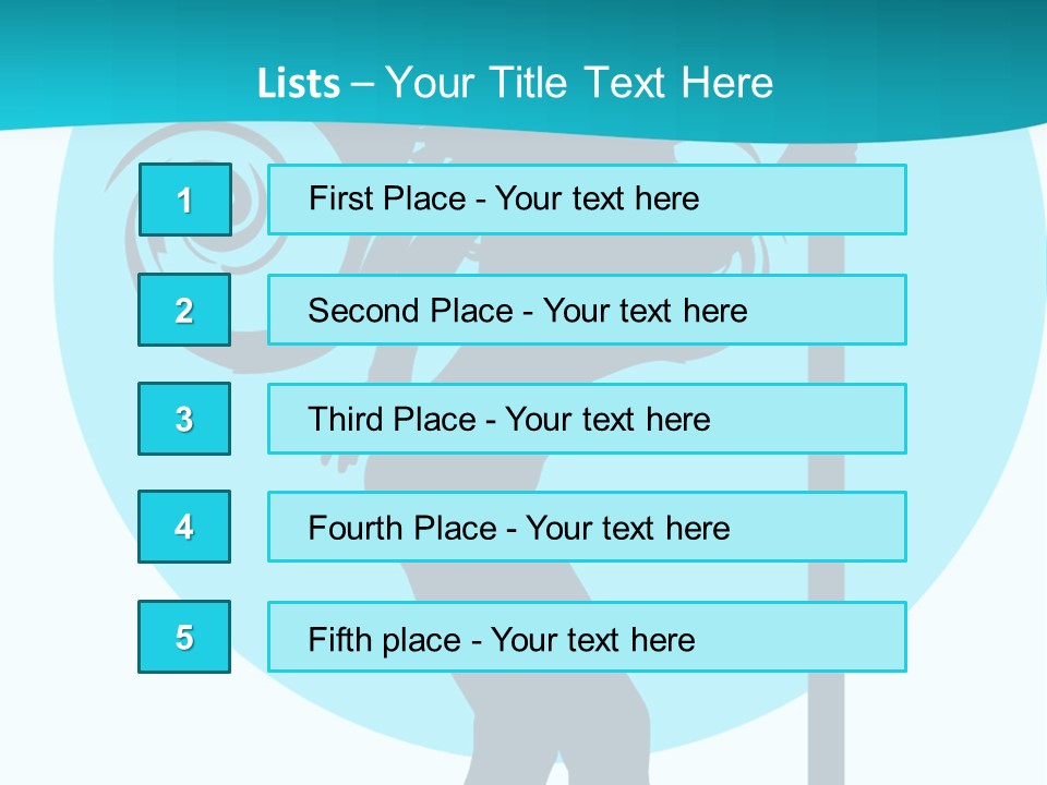 Body Standing Female PowerPoint Template