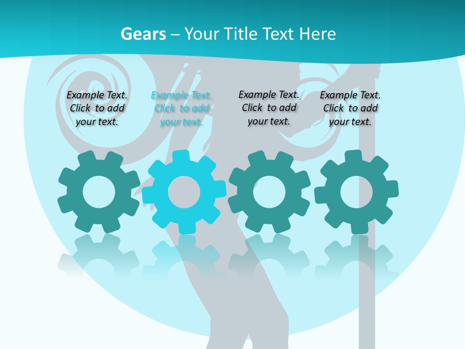 Body Standing Female PowerPoint Template