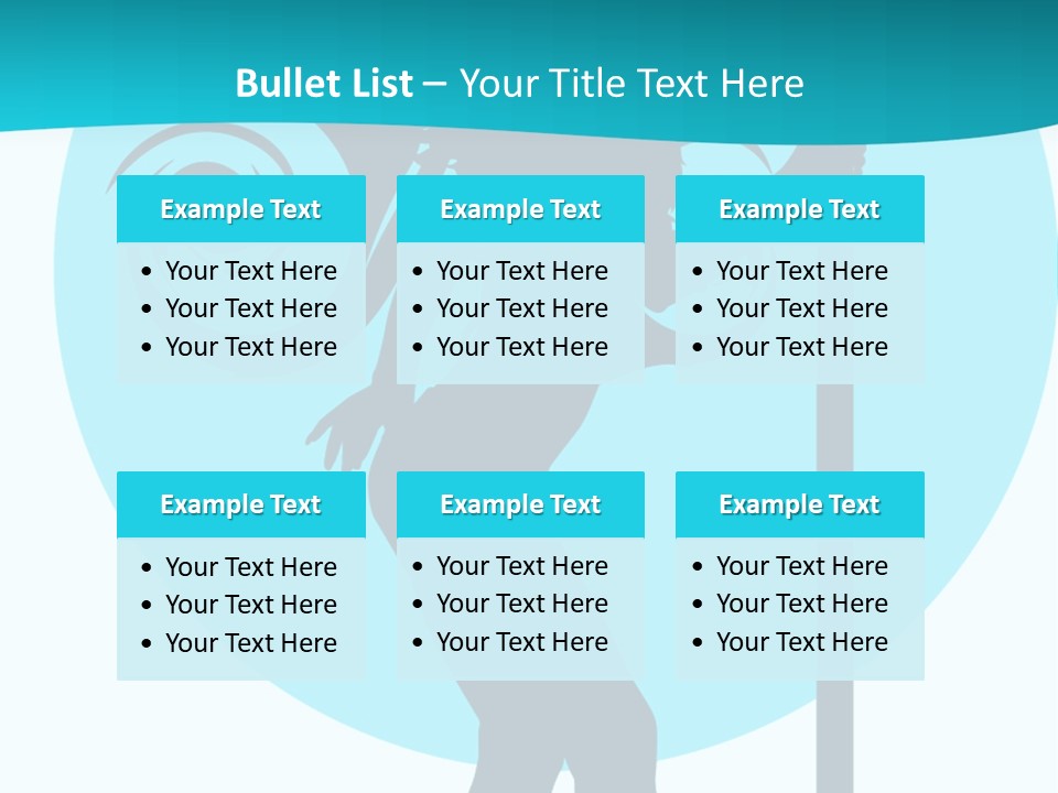 Body Standing Female PowerPoint Template