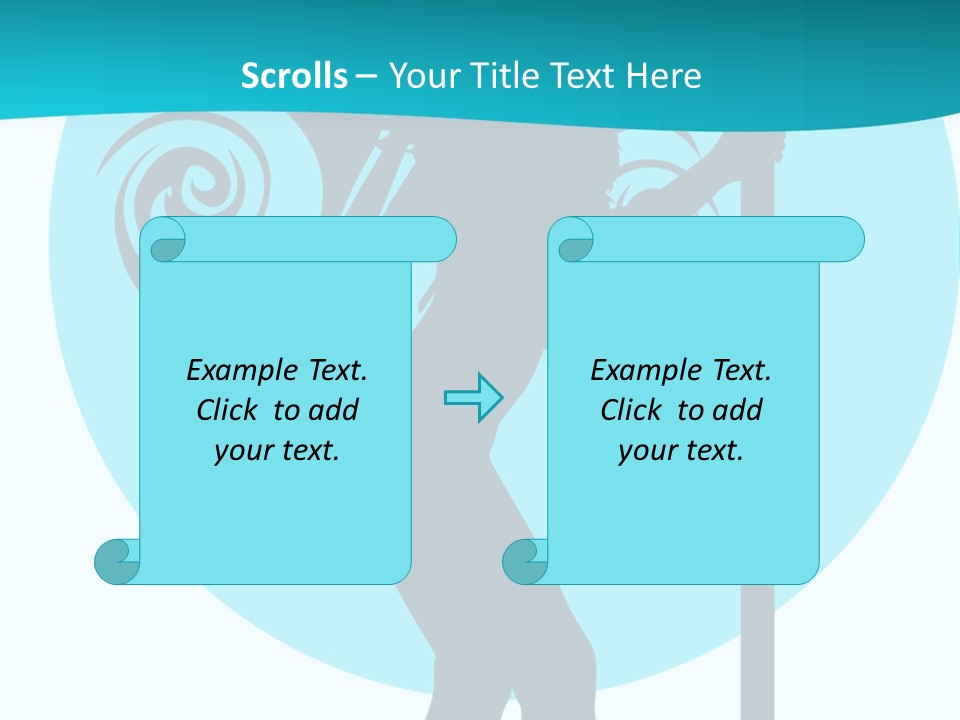 Body Standing Female PowerPoint Template