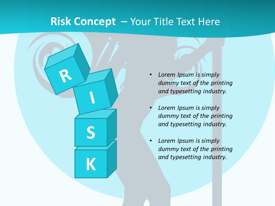 Body Standing Female PowerPoint Template