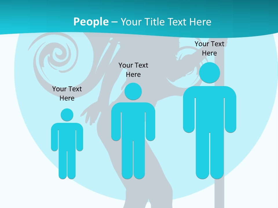 Body Standing Female PowerPoint Template