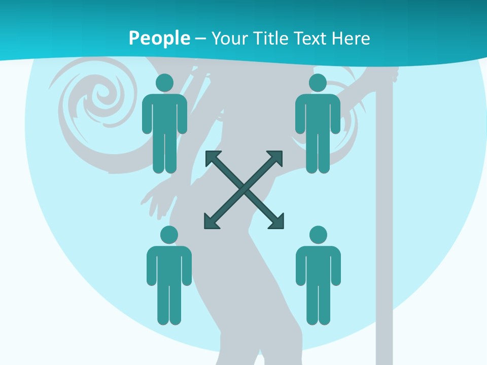 Body Standing Female PowerPoint Template