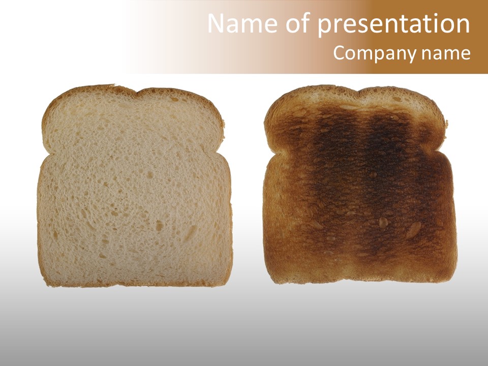 Toast Eat Fiber PowerPoint Template