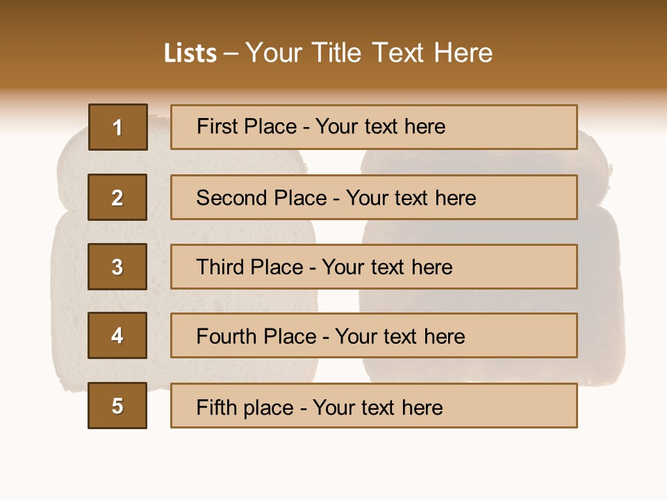 Toast Eat Fiber PowerPoint Template