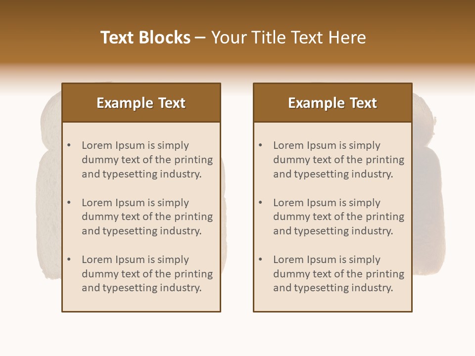 Toast Eat Fiber PowerPoint Template