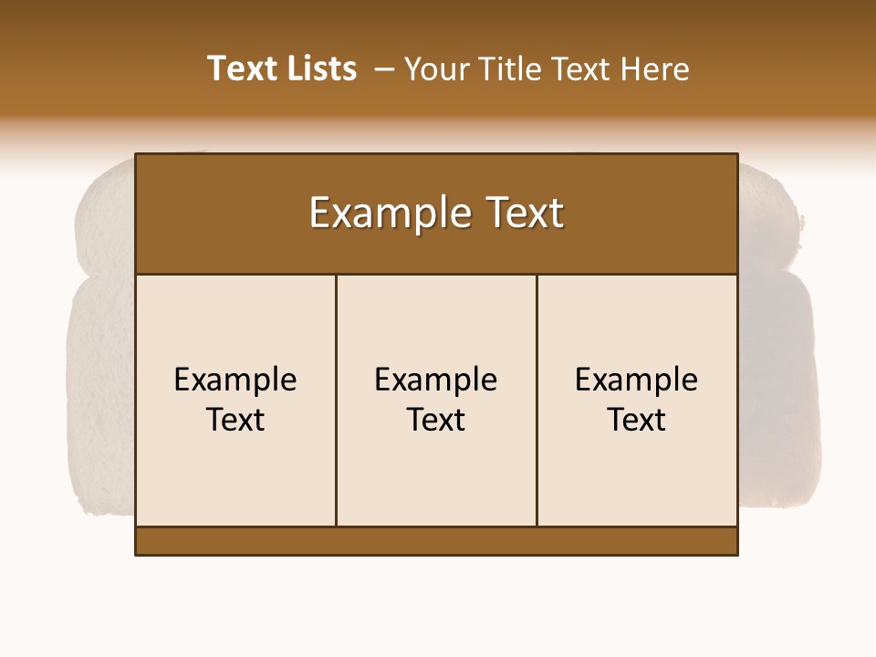 Toast Eat Fiber PowerPoint Template
