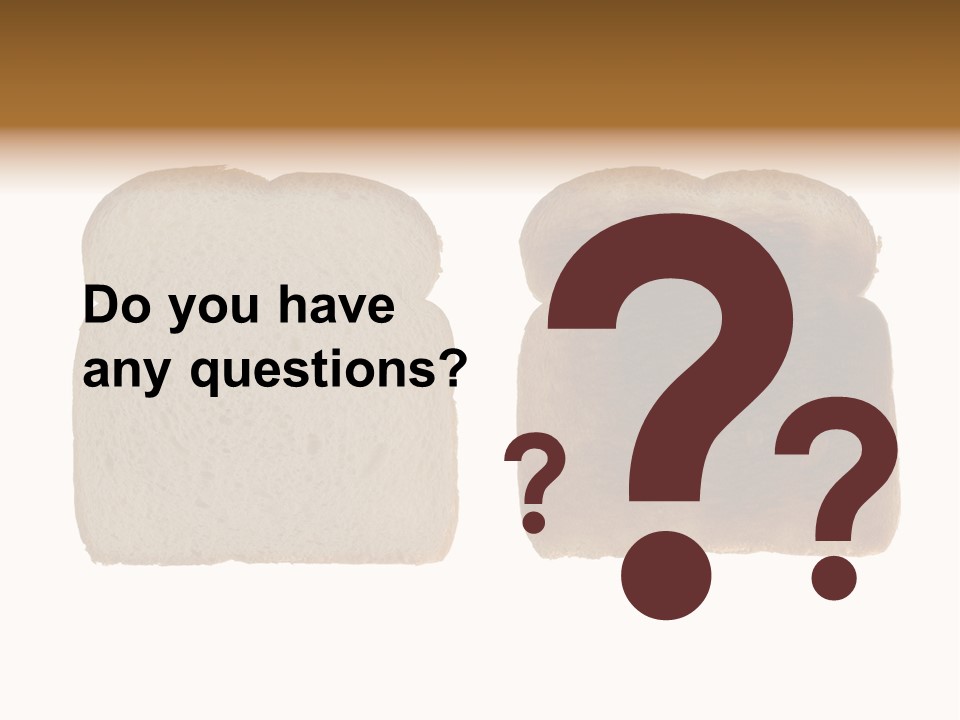 Toast Eat Fiber PowerPoint Template