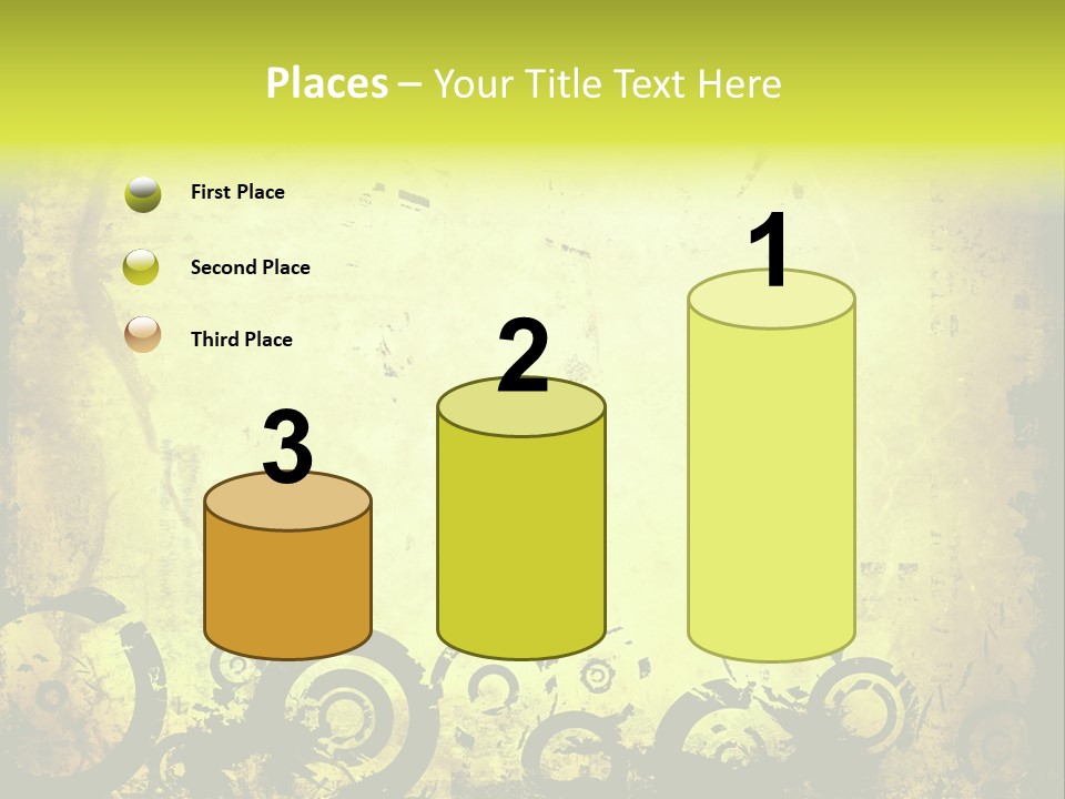 Edges Handled Damaged PowerPoint Template