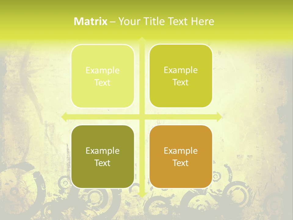 Edges Handled Damaged PowerPoint Template