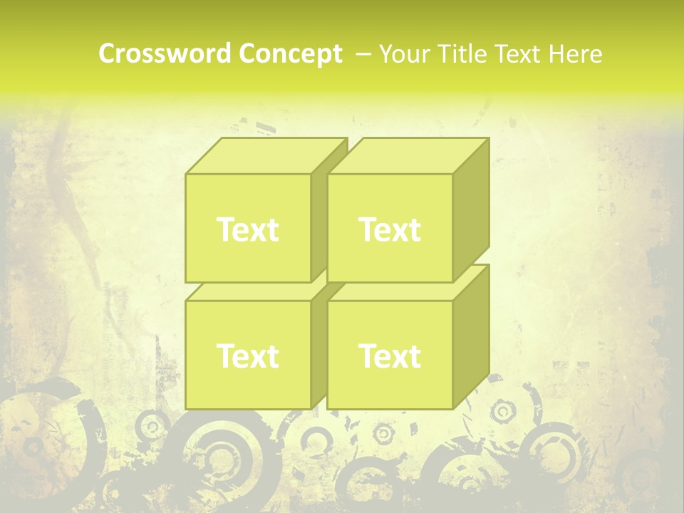 Edges Handled Damaged PowerPoint Template