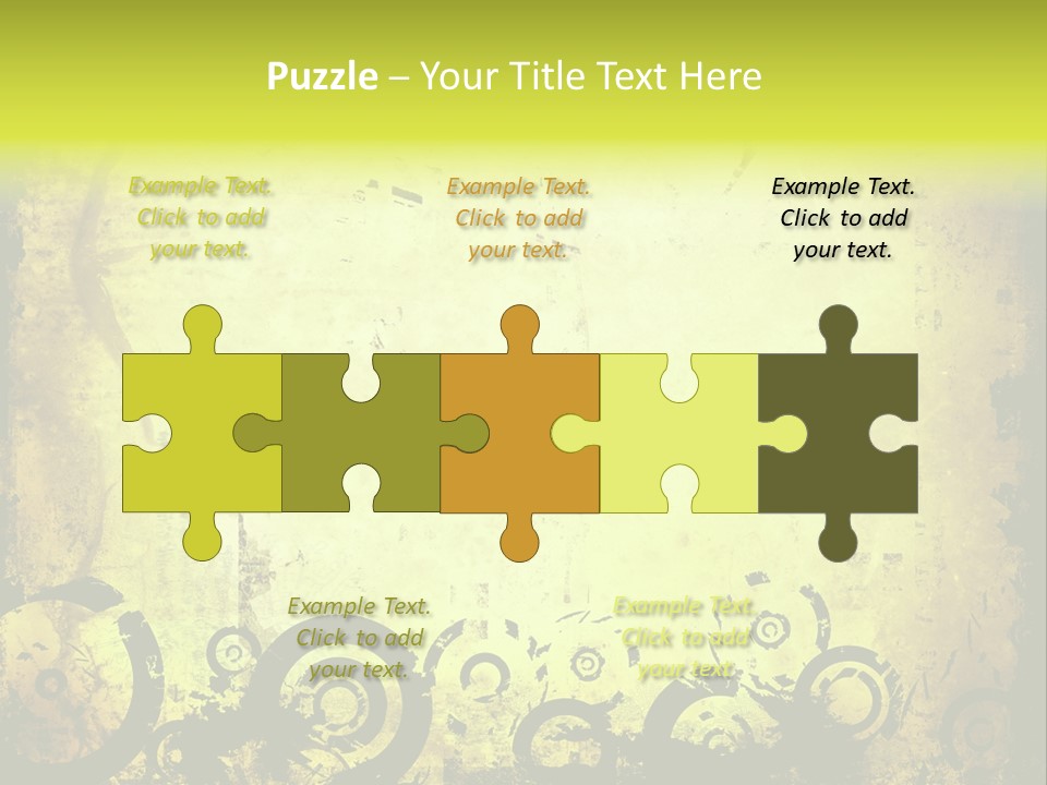 Edges Handled Damaged PowerPoint Template