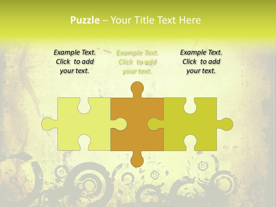 Edges Handled Damaged PowerPoint Template