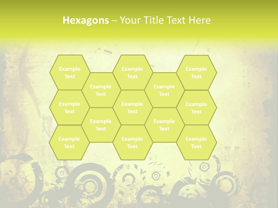Edges Handled Damaged PowerPoint Template