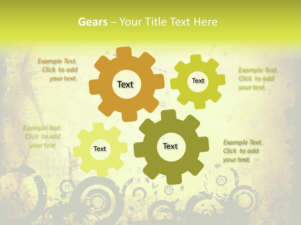 Edges Handled Damaged PowerPoint Template
