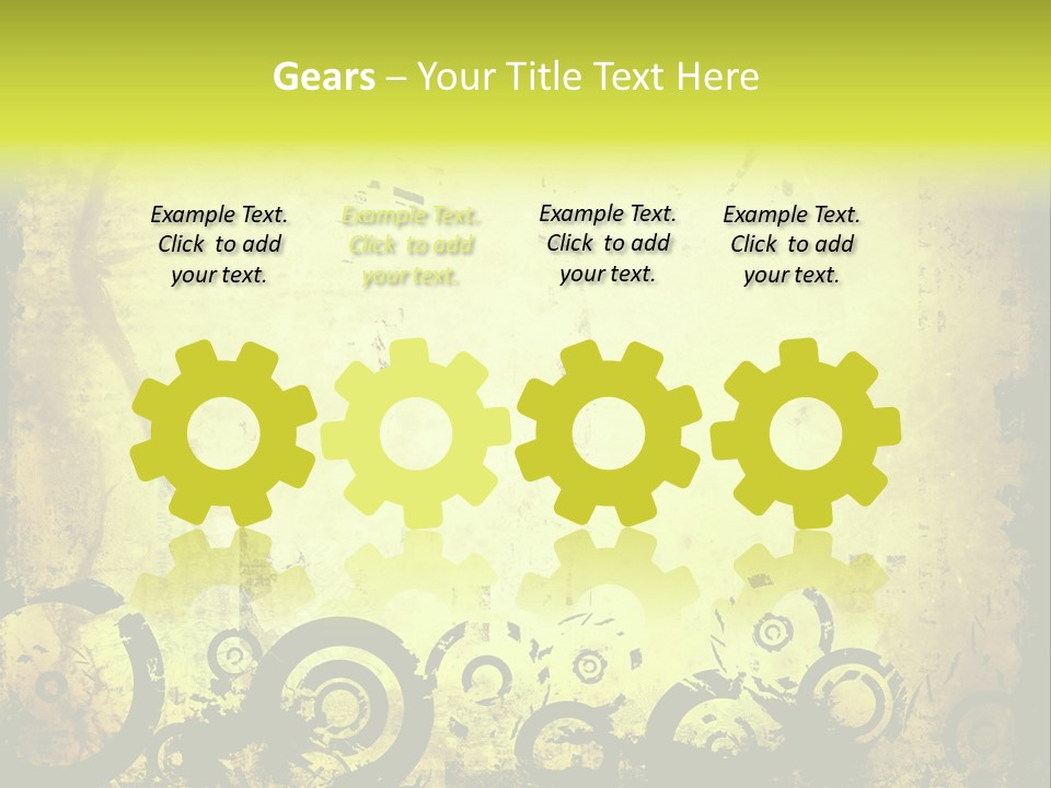 Edges Handled Damaged PowerPoint Template