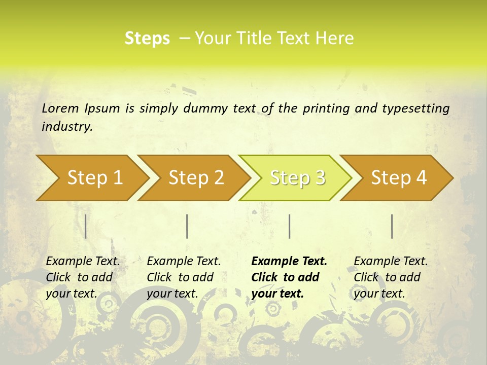 Edges Handled Damaged PowerPoint Template