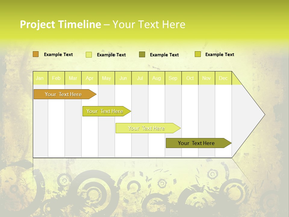 Edges Handled Damaged PowerPoint Template