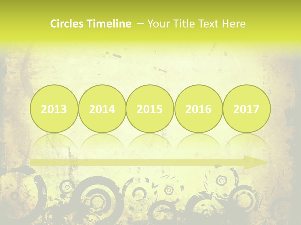 Edges Handled Damaged PowerPoint Template