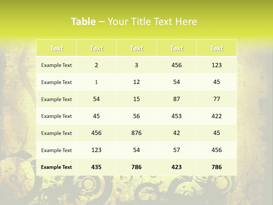 Edges Handled Damaged PowerPoint Template