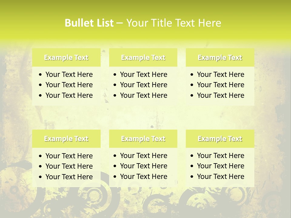Edges Handled Damaged PowerPoint Template