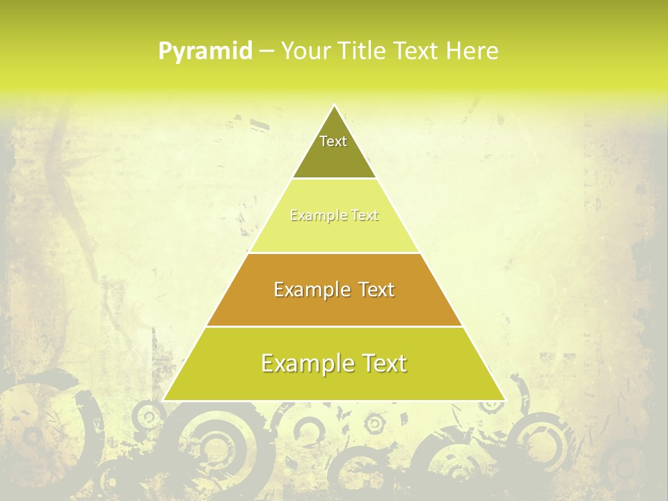 Edges Handled Damaged PowerPoint Template