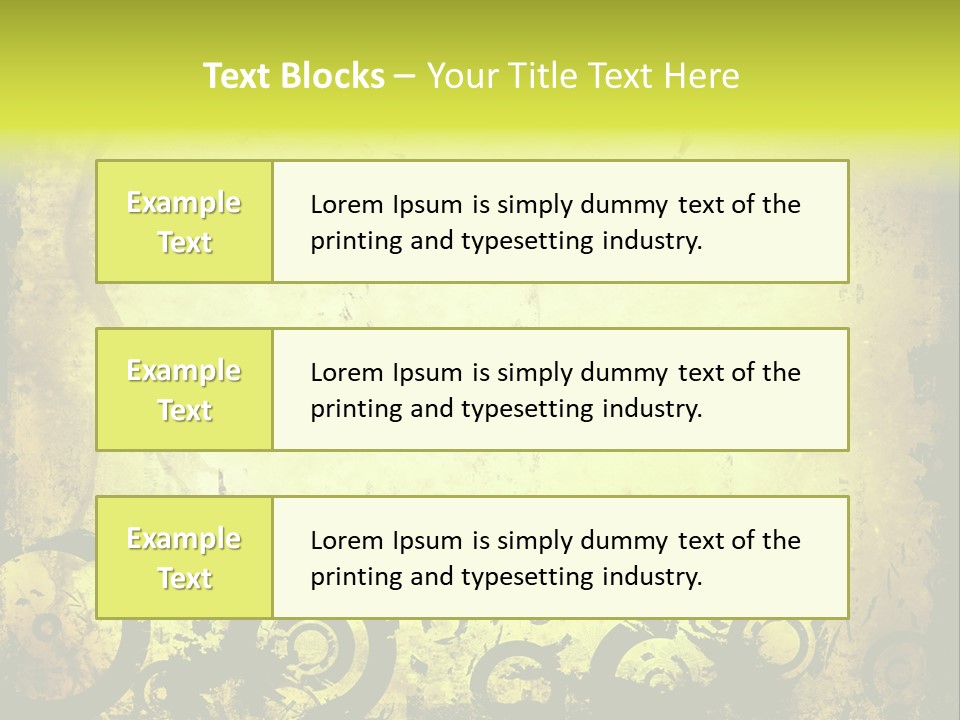 Edges Handled Damaged PowerPoint Template