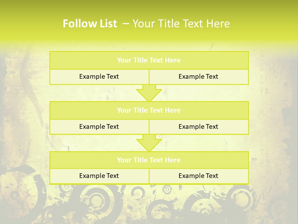 Edges Handled Damaged PowerPoint Template
