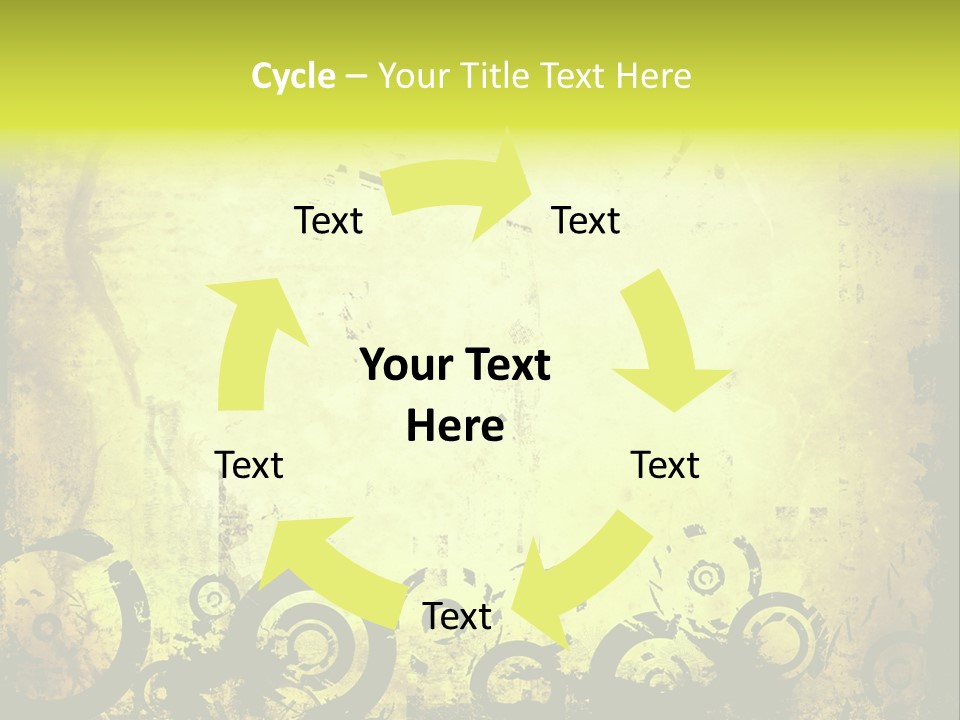Edges Handled Damaged PowerPoint Template