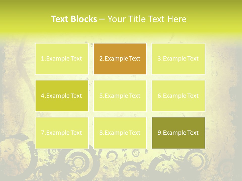 Edges Handled Damaged PowerPoint Template