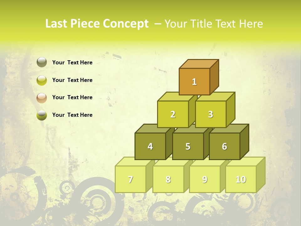 Edges Handled Damaged PowerPoint Template