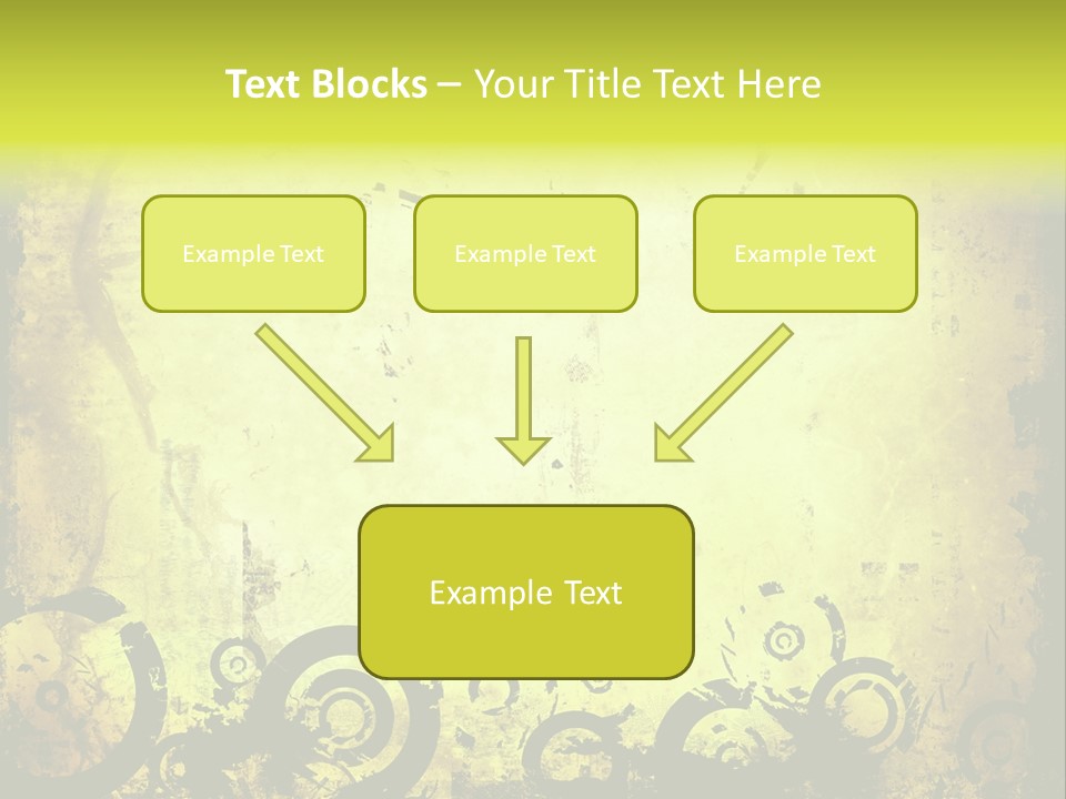 Edges Handled Damaged PowerPoint Template