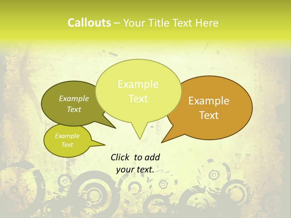 Edges Handled Damaged PowerPoint Template