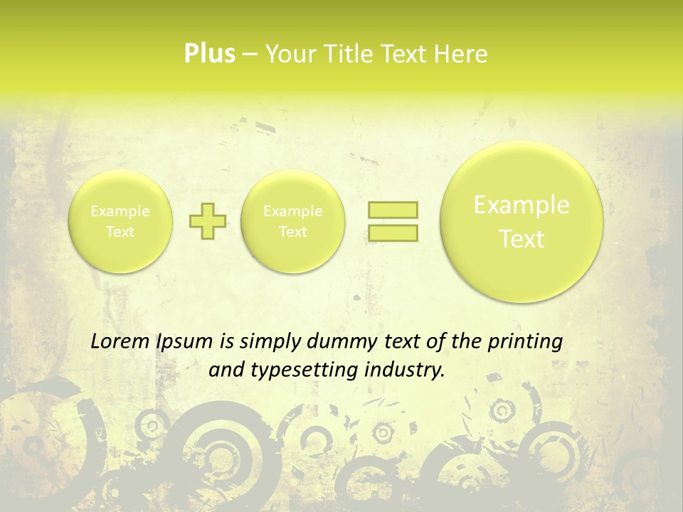 Edges Handled Damaged PowerPoint Template