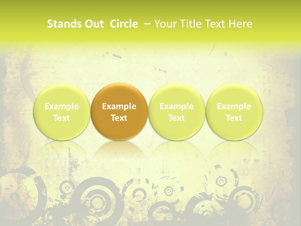 Edges Handled Damaged PowerPoint Template