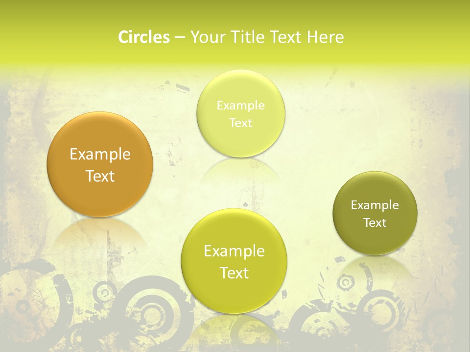 Edges Handled Damaged PowerPoint Template