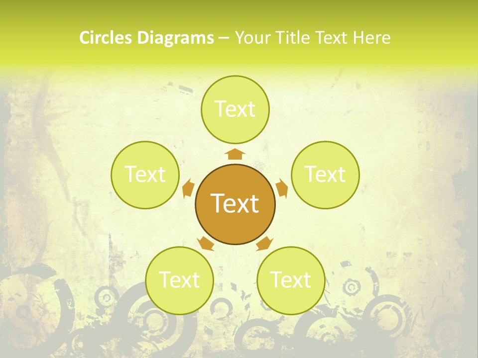 Edges Handled Damaged PowerPoint Template