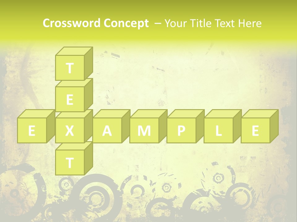 Edges Handled Damaged PowerPoint Template