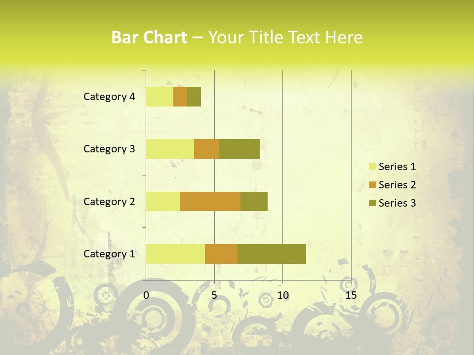 Edges Handled Damaged PowerPoint Template
