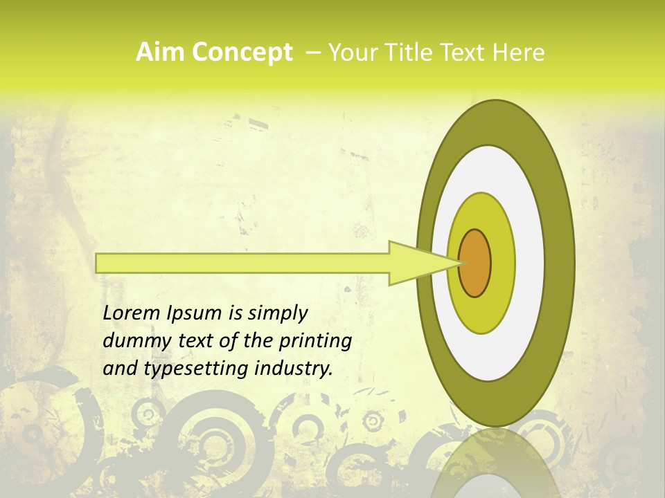 Edges Handled Damaged PowerPoint Template